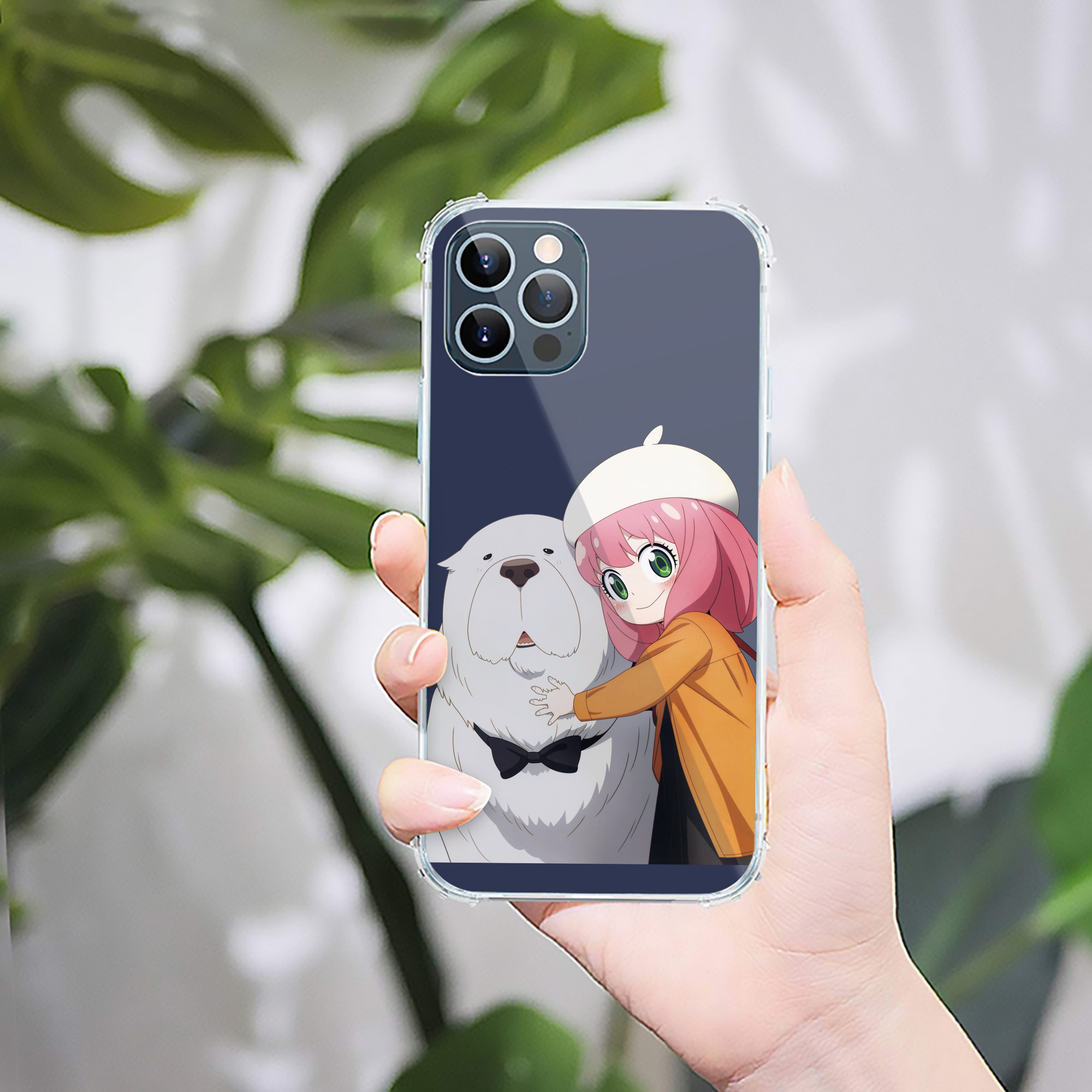 （画像用） SPY×FAMILY间谍家家酒 【iPhone 12シリーズ対応】透明スマホケース（クリアソフトケース）